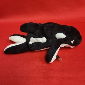 Coca Cola Whale With Coke Bottle Bean Bag Plush Stuff Toy 1997